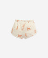 Pantalón corto de algodón orgánico con estampado Play Up