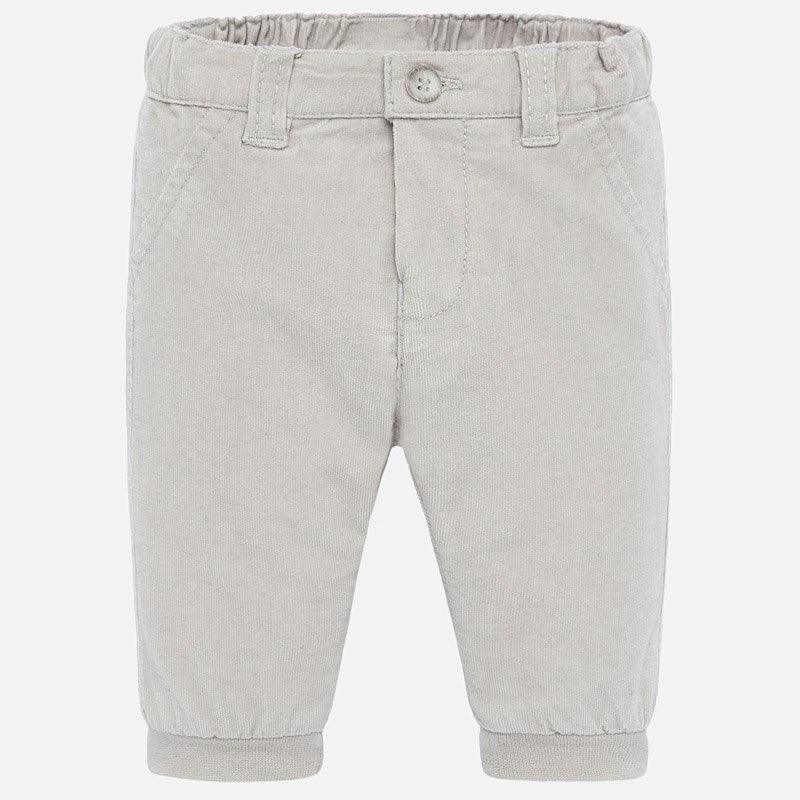 Pantalón largo pana básico bebé