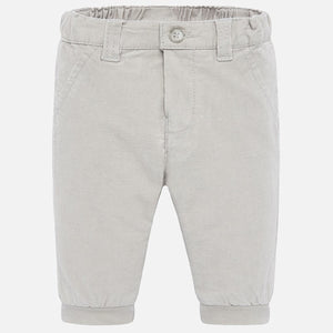 Pantalón largo pana básico bebé