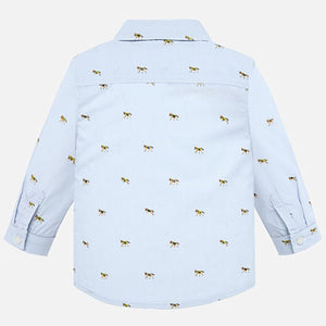 Camisa manga larga caballos bebé niño