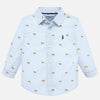 Camisa manga larga caballos bebé niño