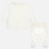 Conjunto polaina aplique bebé