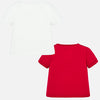 Set camisetas manga corta dibujos bebé recién nacido Mayoral