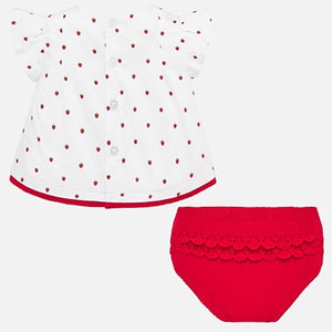 Proximamente! Conjunto blusón lazo y braguita bebé recién nacida
