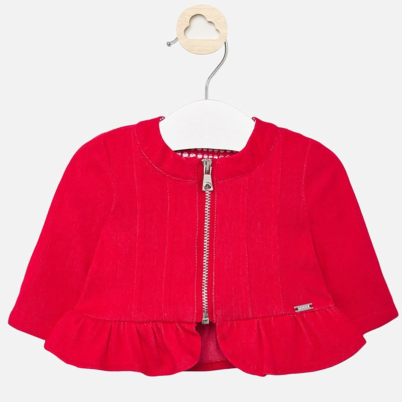 Chaqueta volante bebé recién nacida Mayoral