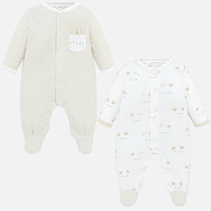 Set pijamas largos bebé recién nacido Mayoral