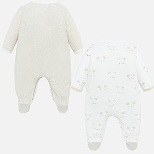 Set pijamas largos bebé recién nacido Mayoral
