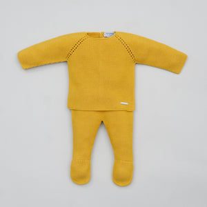 CONJUNTO PRIMERA PUESTA  MOSTAZA PANGASA