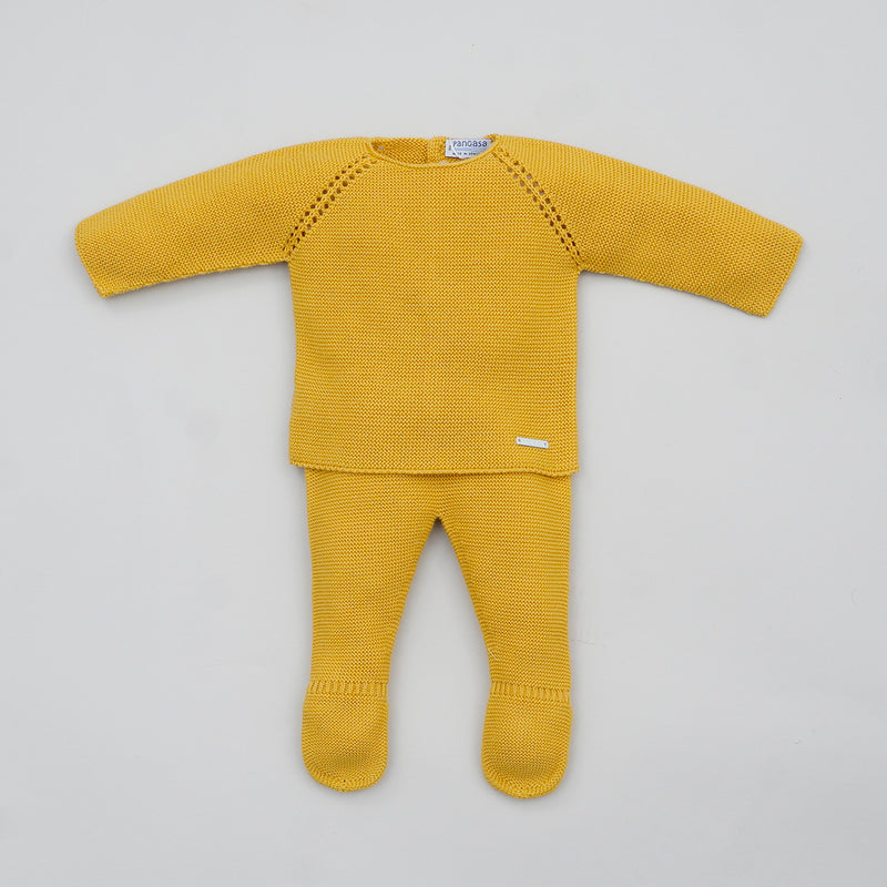 CONJUNTO PRIMERA PUESTA  MOSTAZA PANGASA
