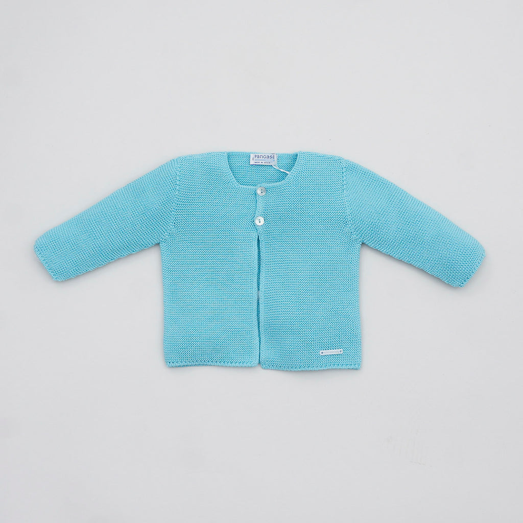 CHAQUETA LINKS LARGA COLOR TURQUESA PANGASA