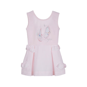 Vestido Lapin House rayas rosa