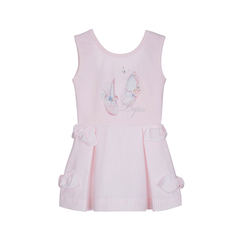 Vestido Lapin House rayas rosa