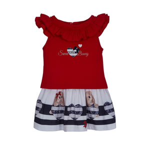 Vestido Lapin House rojo conejitos