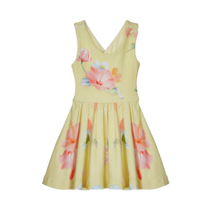 Vestido Lapin House amarillo flores
