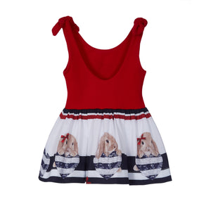 Vestido Lapin House rojo conejitos