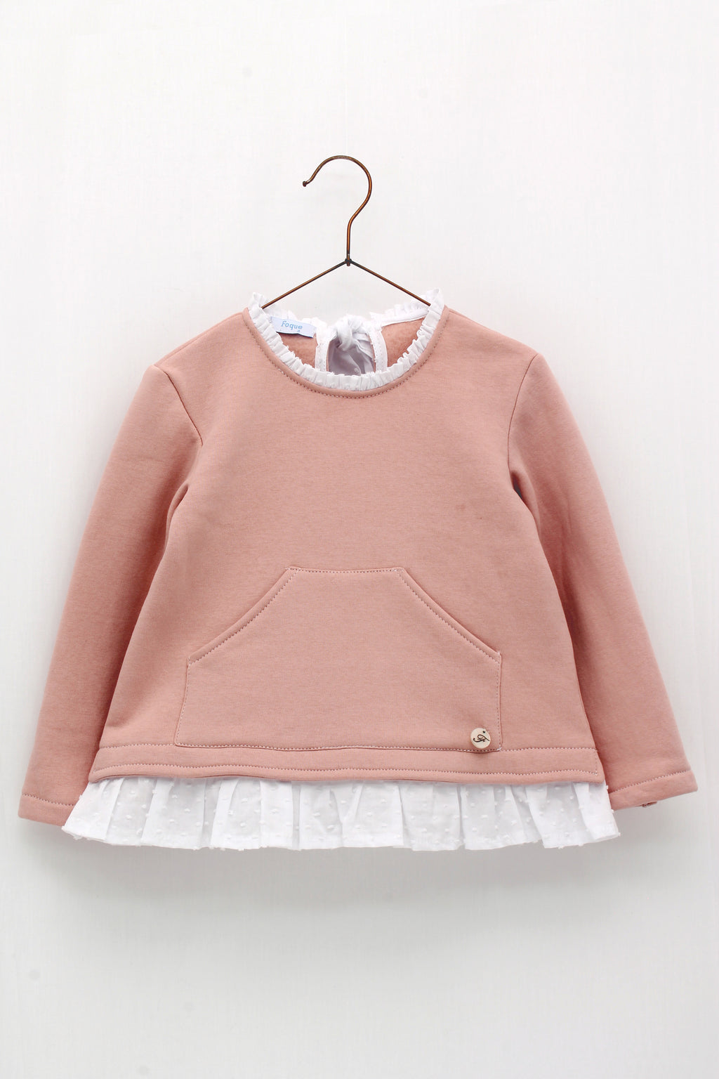 Sudadera con lazo espalda niña Foque