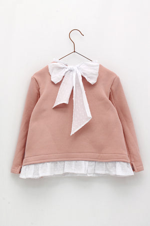 Sudadera con lazo espalda niña Foque