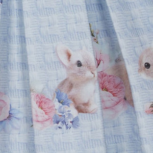 Vestido conejitos azul celeste niña Lapin House