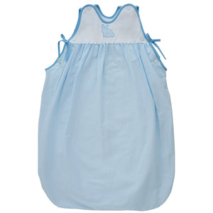 Saco de dormir vichy azul