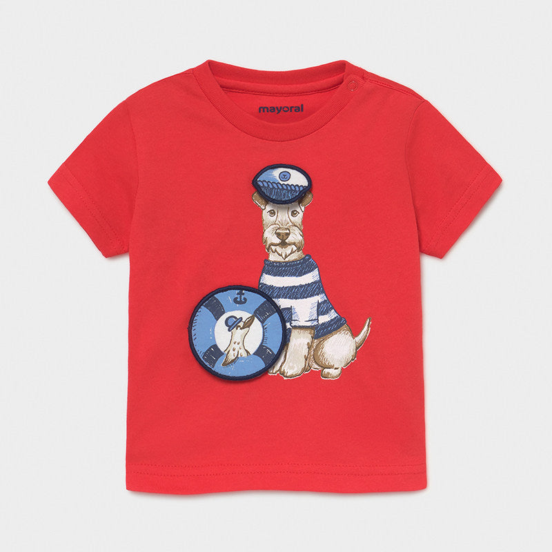Camiseta PLAY WITH estampado interactivo bebé niño. Mayoral