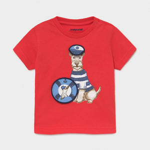 Camiseta PLAY WITH estampado interactivo bebé niño. Mayoral