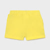 Pantalón corto punto color amarillo. Mayoral