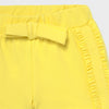 Pantalón corto punto color amarillo. Mayoral