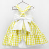 VESTIDO CUADROS  SUN FLOWER FOQUE V21