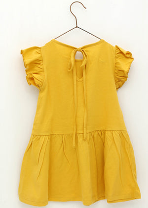 VESTIDO CORTE CADERA PUNTO CIRCULAR FOQUE V21