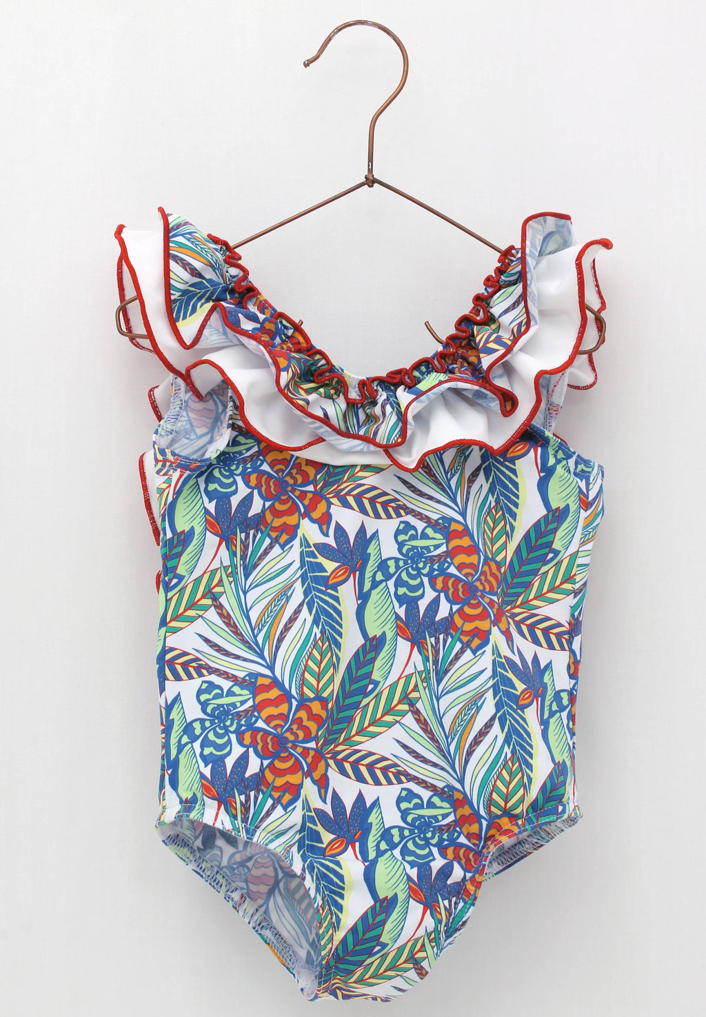BAÑADOR LYCRA NIÑA TROPICAL FOQUE V21