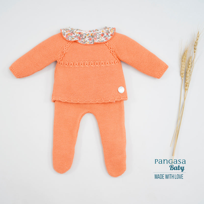 PRIMERA PUESTA CON VOLANTE MANDARINA PANGASA