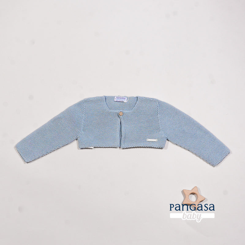 CHAQUETA LINKS CORTA CELESTE EMPOLVADO PANGASA
