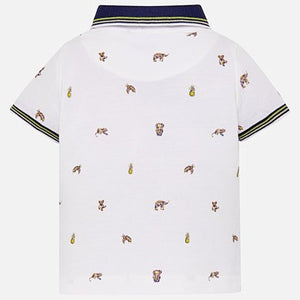 Polo manga corta estampado bebé niño