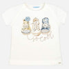 Camiseta manga corta zapatillas niña