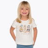 Camiseta manga corta zapatillas niña