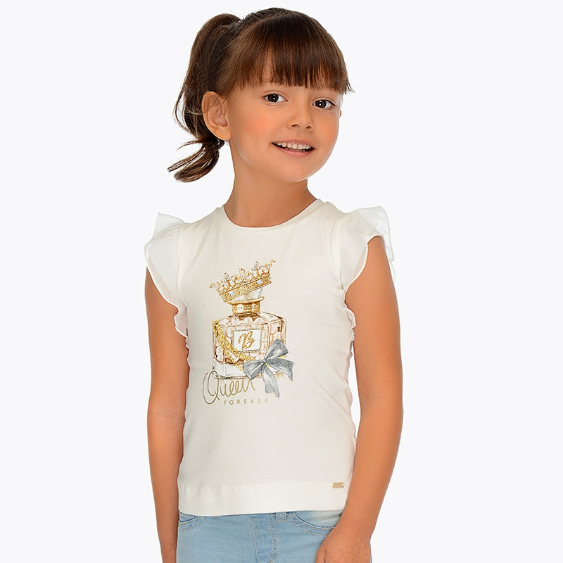 Camiseta manga corta perfume niña Mayoral