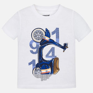 Camiseta manga corta dibujo niño