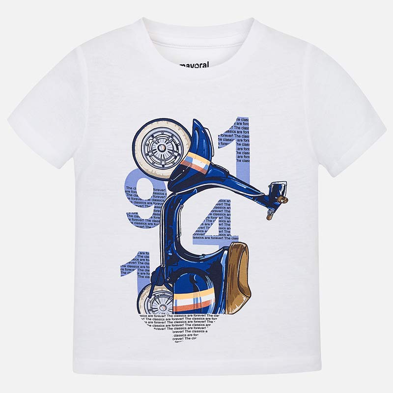 Camiseta manga corta dibujo niño