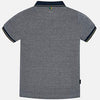Polo manga corta liso bicolor niño