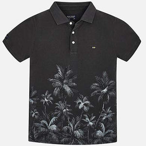 Polo manga corta palmeras niño