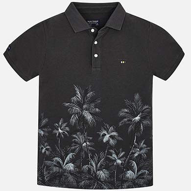 Polo manga corta palmeras niño