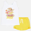 Conjunto camiseta y shorts sombreros