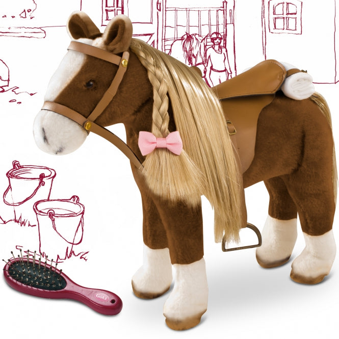 Caballo de peinar Brown 37 cm  Beauty Goetz