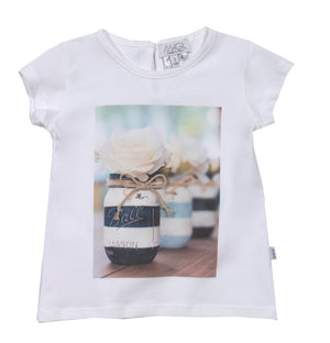 Camiseta rosa blanca Mum