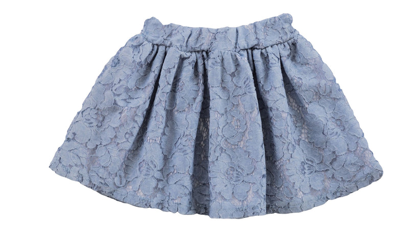 Falda puntilla azul Magil