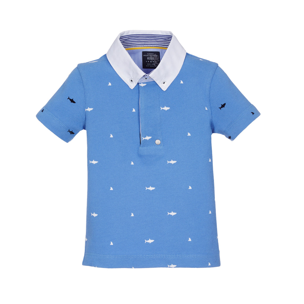 Polo tiburones azul