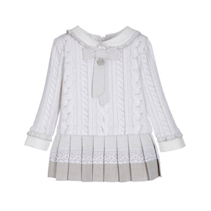 Vestido crudo niña