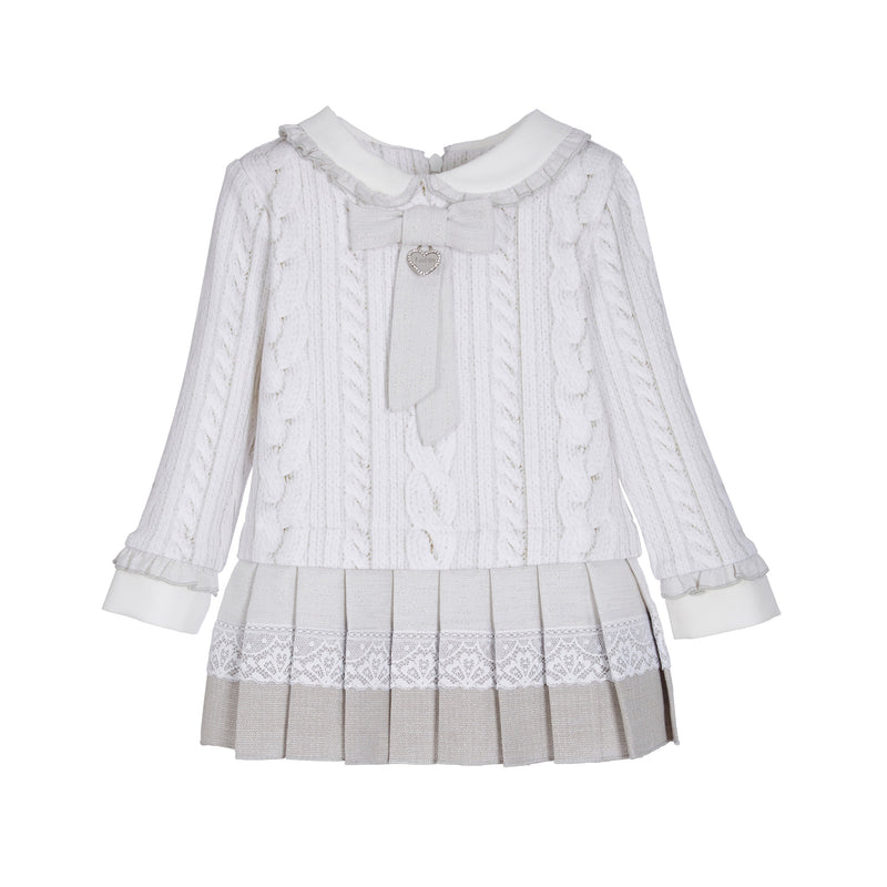 Vestido crudo niña