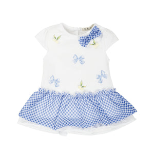 Vestido flores bebe recién nacida  EMC