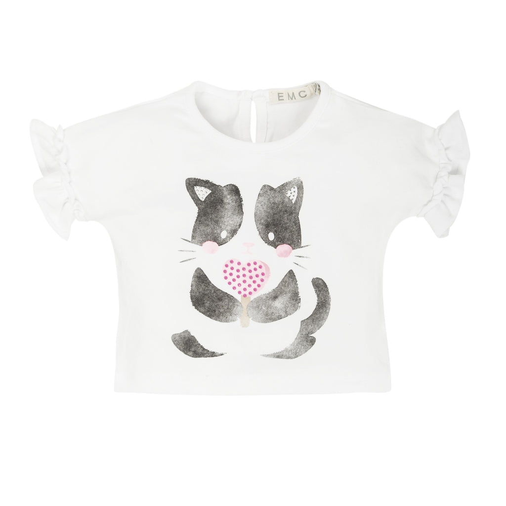 Camiseta gato bebe niña EMC